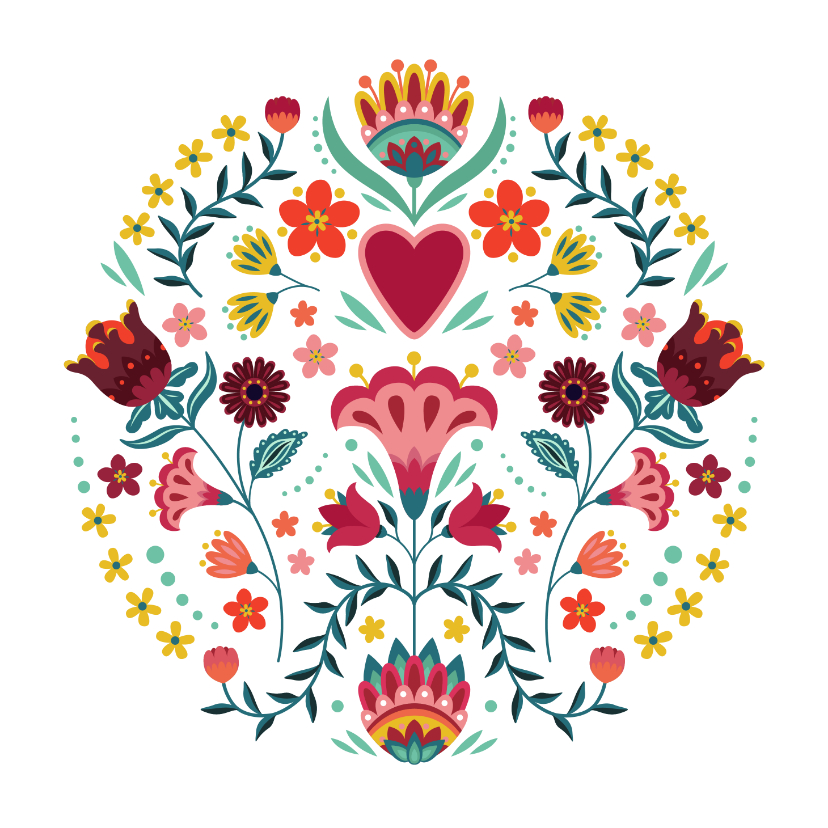 Mooie en kleurrijke bloemenkaart - Bloemenkaarten Bloemenkaarten - Mooie en kleurrijke bloemenkaart