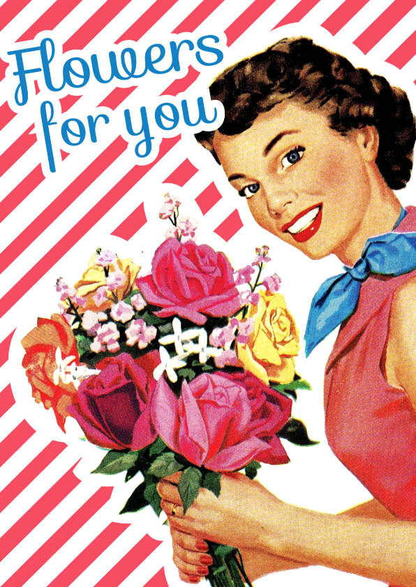Vintage Flowers for you - Bloemenkaarten Bloemenkaarten - Vintage Flowers for you
