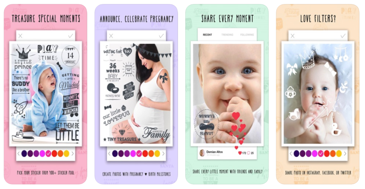 Tips buikfoto's maken met Giggly app