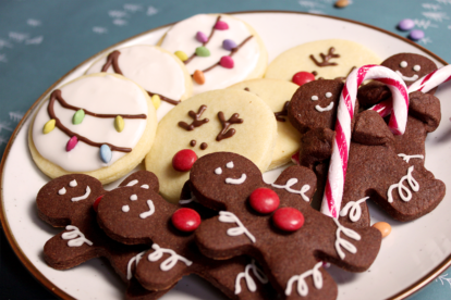 kerstkoekjes versieren