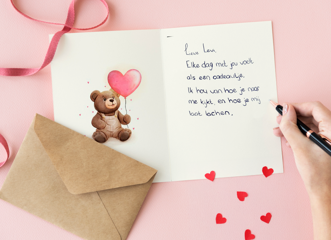 Liefdesbrief schrijven