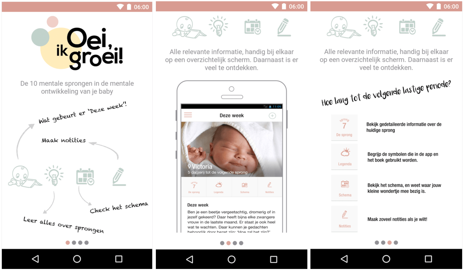 Zwangerschaps app Oei, ik groei!