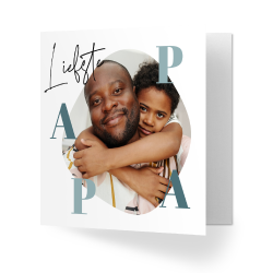 Liefste papa foto letters
