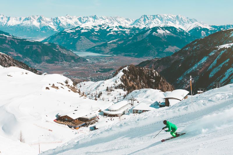 kerst in de sneeuw Alpen