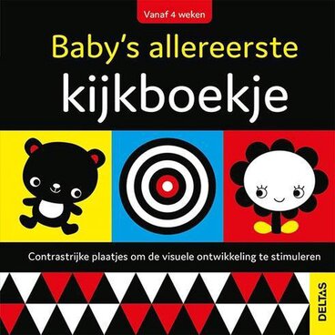 baby's allereerste kijkboekje contrast en felle kleuren