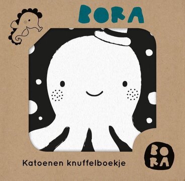 Bora in het water katoenen boekje