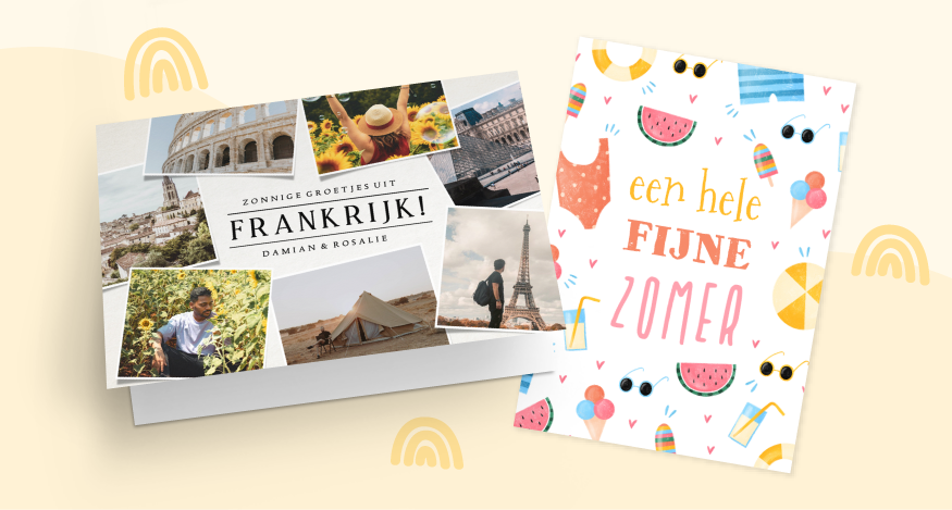 fijne vakantie kaarten
