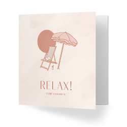 pastel roze relax fijne vakantie