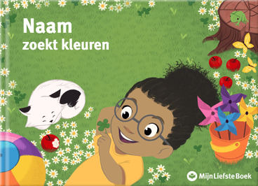 kleuren zoeken gepersonaliseerd babyboekje