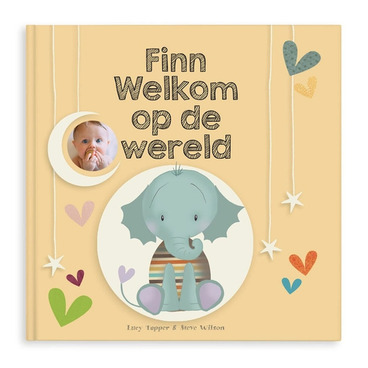 welkom op de wereld gepersonaliseerd boek