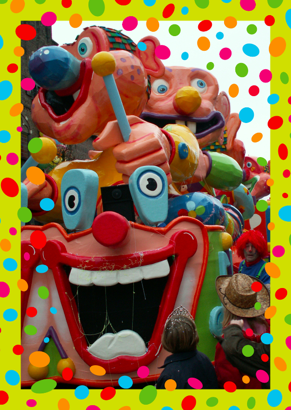 Carnavalskaart Carnavalsoptocht - Carnavalskaarten Carnavalskaarten - Carnavalskaart Carnavalsoptocht