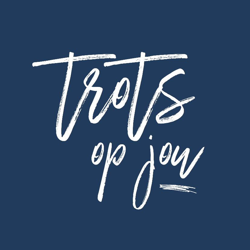 Coaching - Trots op jou - blauw - Coachingskaarten Coachingskaarten - Coaching - Trots op jou - blauw