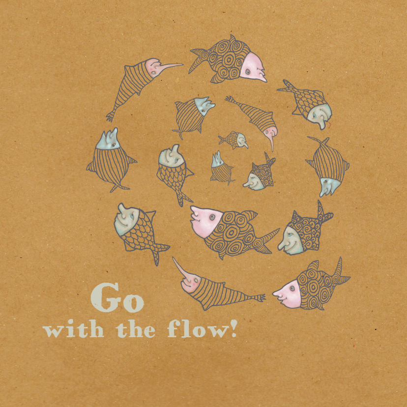 Coachingkaart Go with the flow - Coachingskaarten Coachingskaarten - Coachingkaart Go with the flow