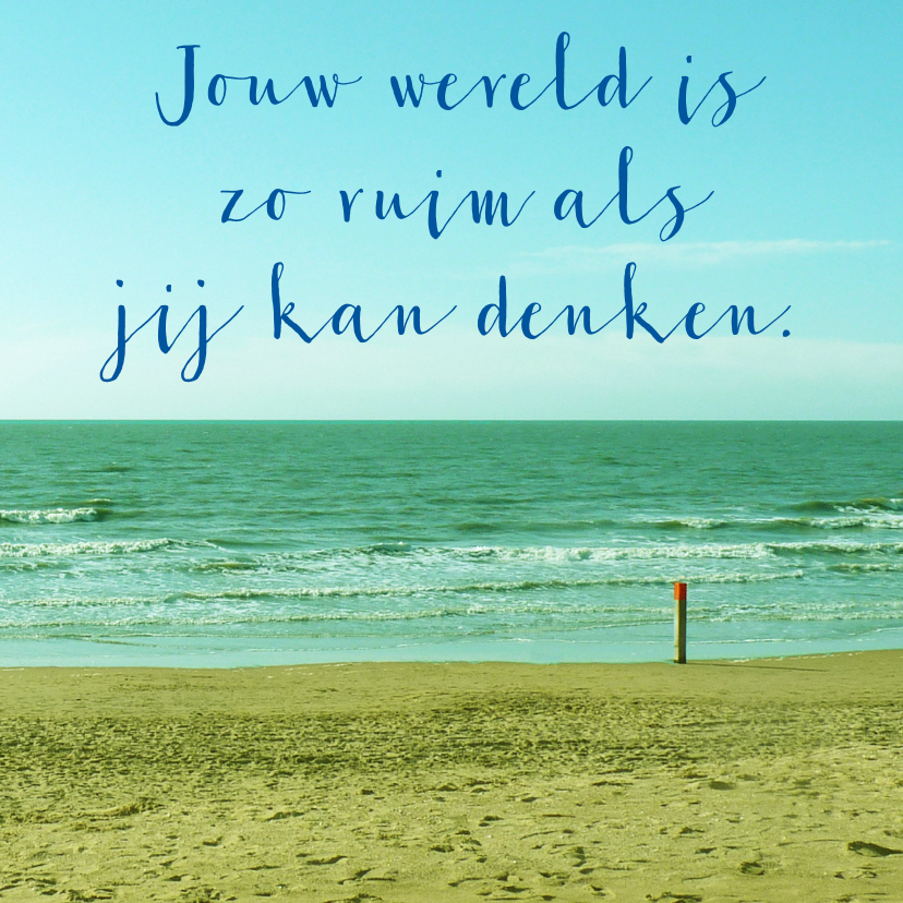 Coachingskaart jouw wereld is groot - Coachingskaarten Coachingskaarten - Coachingskaart jouw wereld is groot
