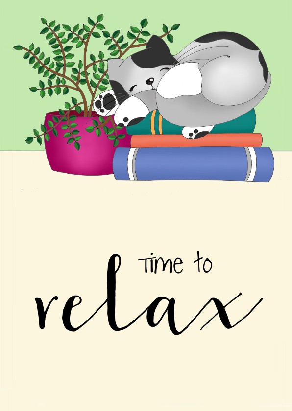 Coachingskaart - relax kat - SK - Coachingskaarten Coachingskaarten - Coachingskaart - relax kat - SK