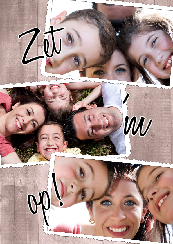 Collage Zet 'm op! - BK - Coachingskaarten Coachingskaarten - Collage Zet 'm op! - BK