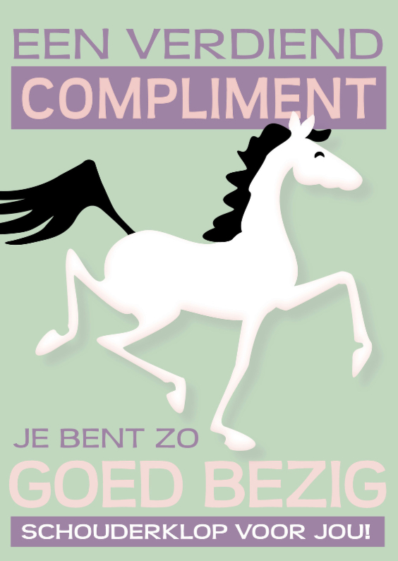 Goed bezig - schouderklop - Coachingskaarten Coachingskaarten - Goed bezig - schouderklop