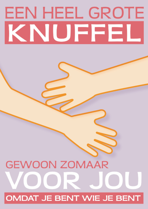 Grote knuffel gewoon zomaar - Coachingskaarten Coachingskaarten - Grote knuffel gewoon zomaar