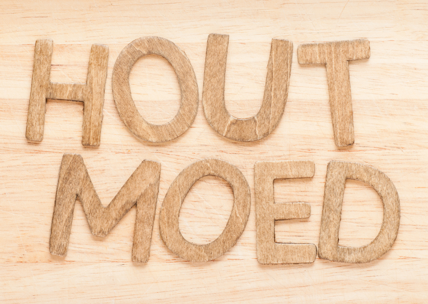 Houd moed - op hout - Coachingskaarten Coachingskaarten - Houd moed - op hout