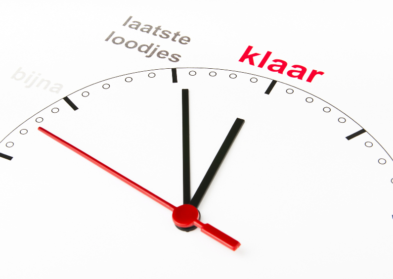 Laatste loodjes klok - Coachingskaarten Coachingskaarten - Laatste loodjes klok