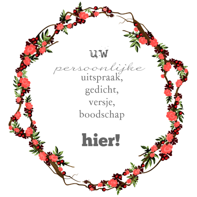 Persoonlijke bloemenkrans rood - Coachingskaarten Coachingskaarten - Persoonlijke bloemenkrans rood