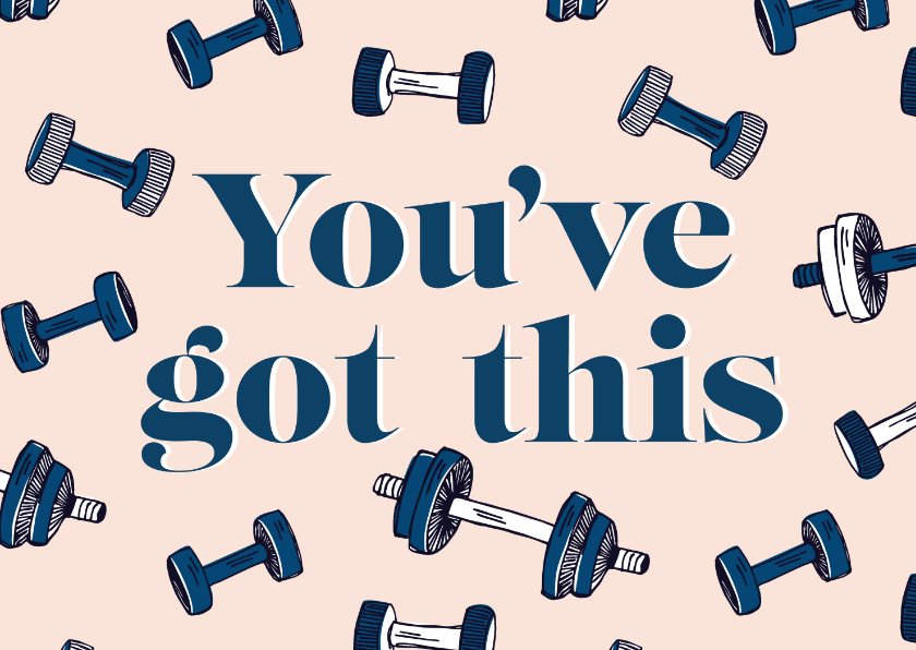 You've got this fitness gewichtjes - Coachingskaarten Coachingskaarten - You've got this fitness gewichtjes