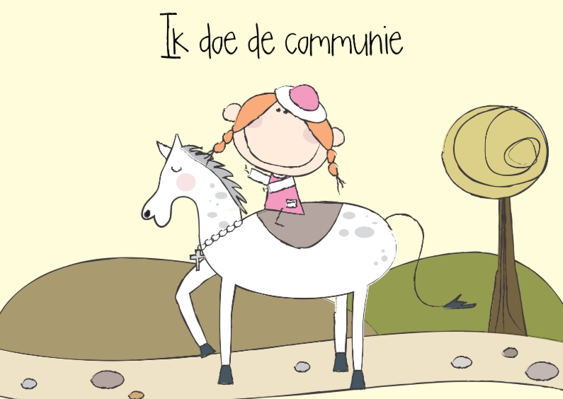 communie uitnodiging meisje - Communiekaarten Communiekaarten - communie uitnodiging meisje