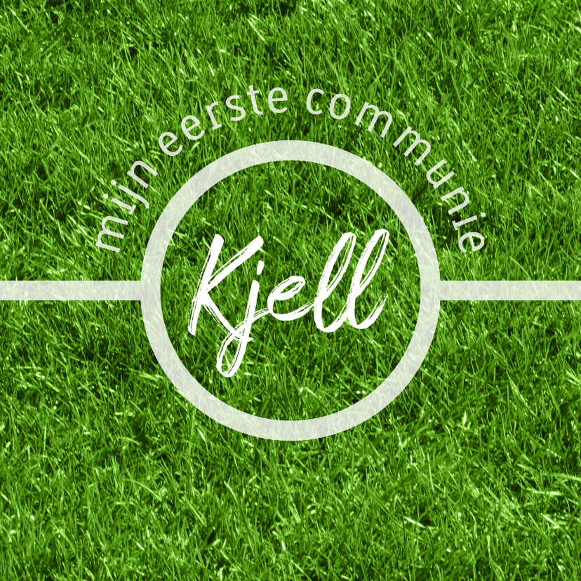 communie voetbal - Communiekaarten Communiekaarten - communie voetbal