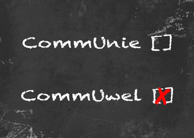 Communie wel niet krijtbord b - Communiekaarten Communiekaarten - Communie wel niet krijtbord b