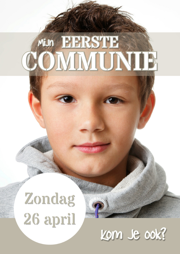 Communiekaarten - Communiekaart Cover Magazine 4