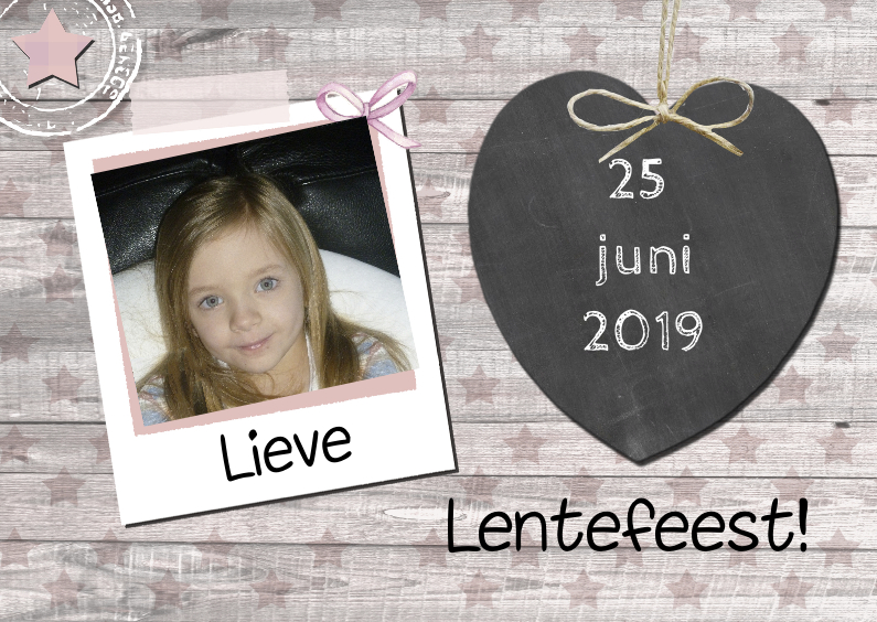 uitnodiging lentefeest meisje - Communiekaarten Communiekaarten - uitnodiging lentefeest meisje