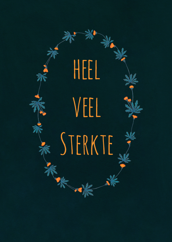 condoleance-heel veel sterkte-kk - Condoleancekaarten Condoleancekaarten - condoleance-heel veel sterkte-kk