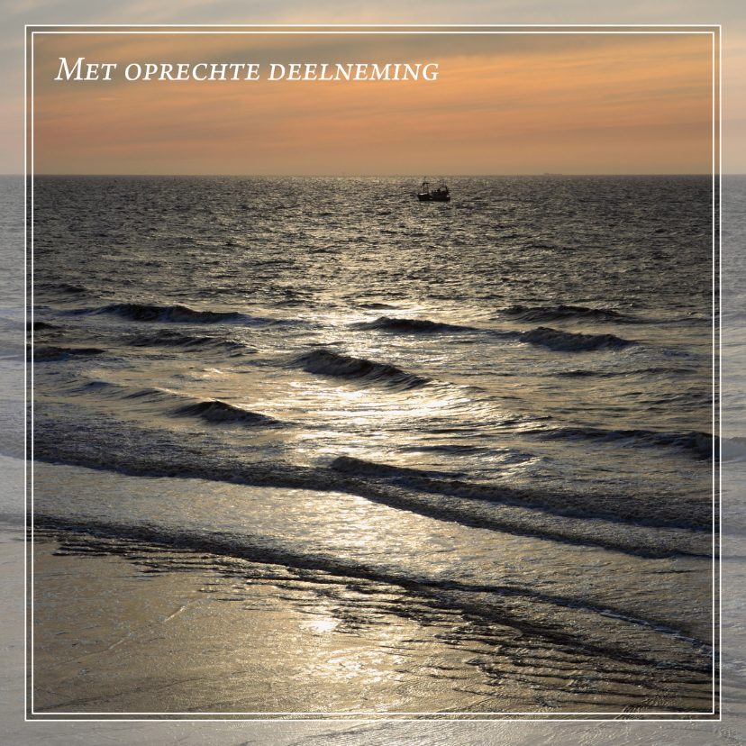 Gecondoleerd XVIII - Condoleancekaarten Condoleancekaarten - Gecondoleerd XVIII