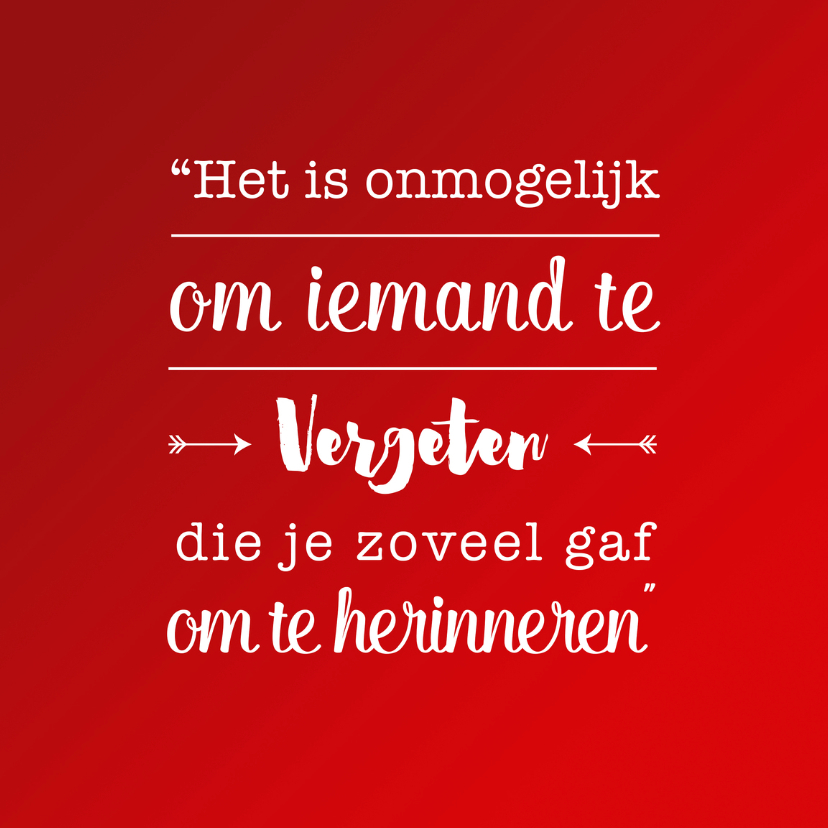 Letterlove vergeten - DH - Condoleancekaarten Condoleancekaarten - Letterlove vergeten - DH