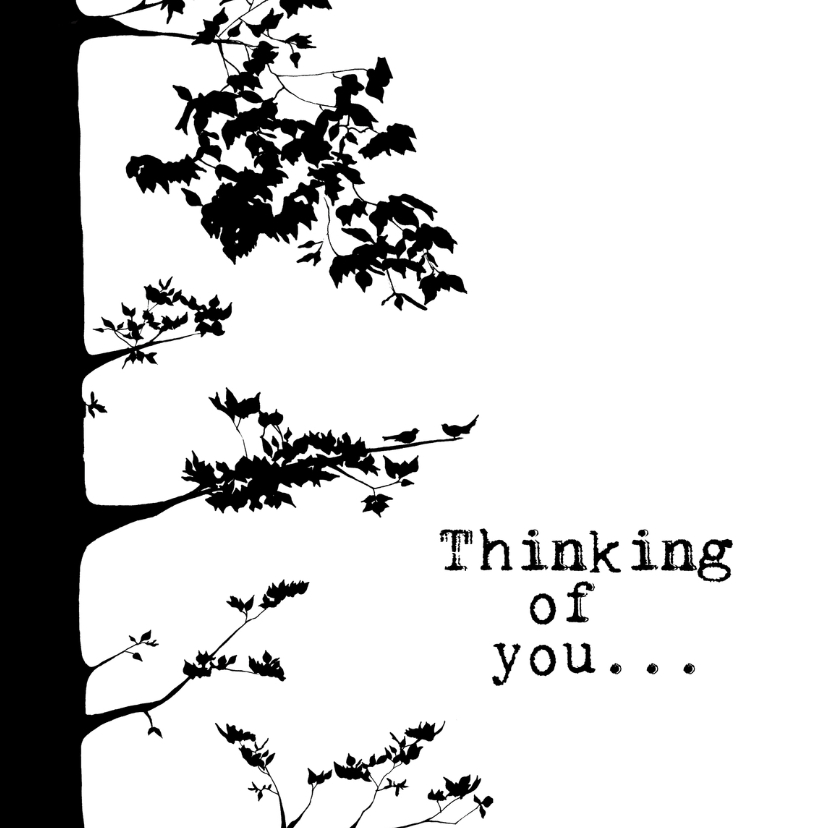 THINKING OF YOU - Condoleancekaarten Condoleancekaarten - THINKING OF YOU