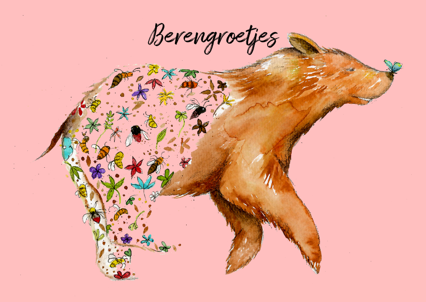 Berengroetjes - Dierenkaarten Dierenkaarten - Berengroetjes