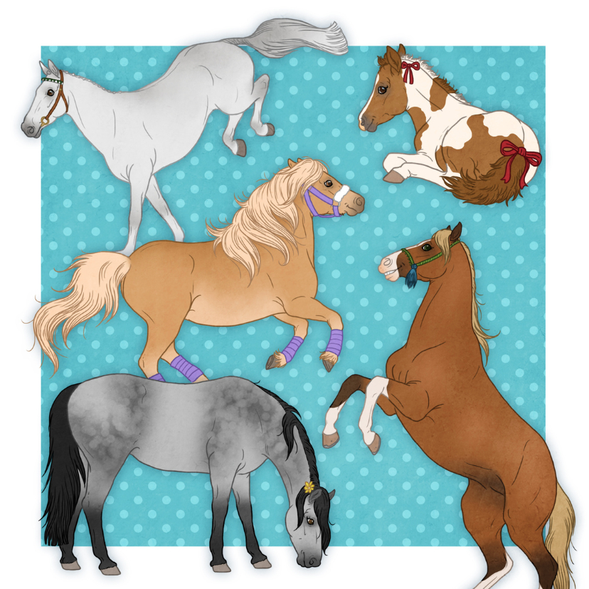 Dierenkaarten - Dieren Paardenkaart Chiwowy