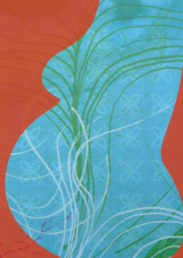 Abstract - kindje op komst - Felicitatiekaarten Felicitatiekaarten - Abstract - kindje op komst