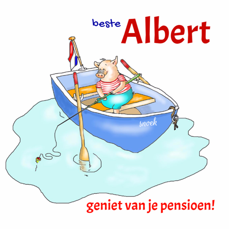 Alle tijd om te vissen - Felicitatiekaarten Felicitatiekaarten - Alle tijd om te vissen