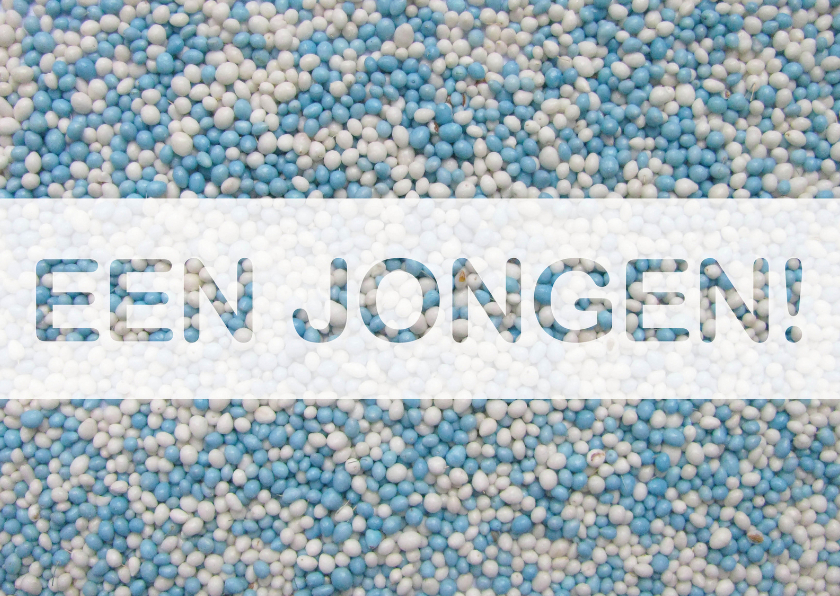 Babykaart Blauwe Muisjes - Felicitatiekaarten Felicitatiekaarten - Babykaart Blauwe Muisjes
