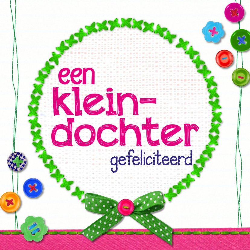 Felicitatiekaarten - een kleindochter -BF
