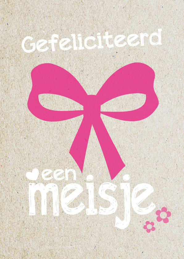 een meisje -BF - Felicitatiekaarten Felicitatiekaarten - een meisje -BF