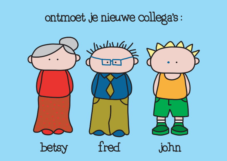 Felicitatie Baan Collegas - Felicitatiekaarten Felicitatiekaarten - Felicitatie Baan Collegas