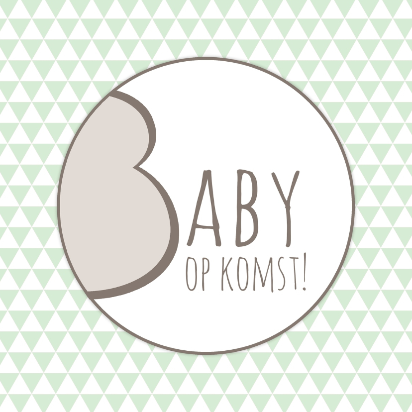 Felicitatiekaarten - Felicitatie Baby op komst - WW