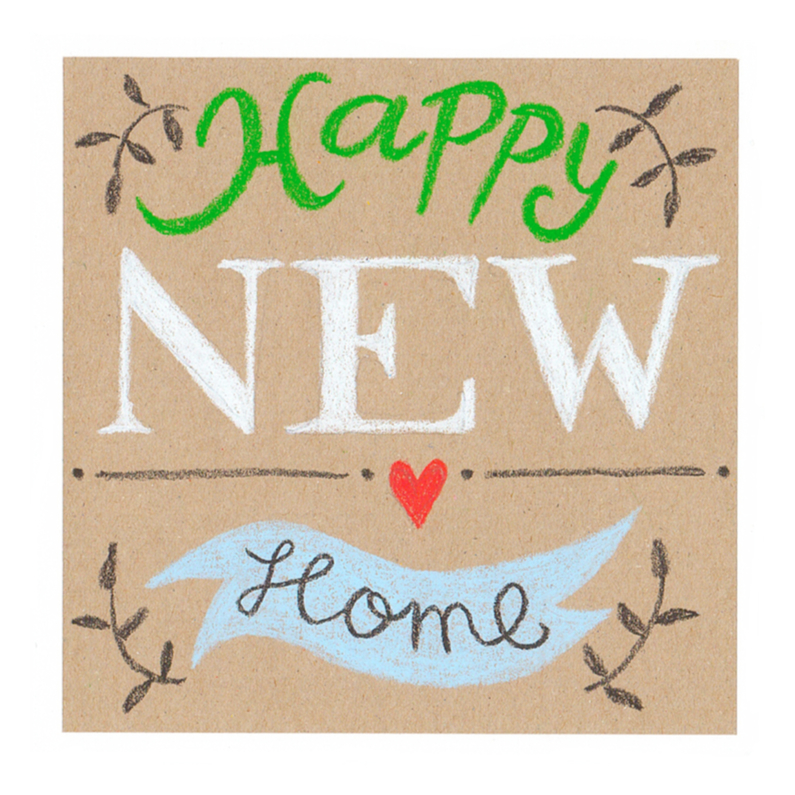 Felicitatie, Happy new home - Felicitatiekaarten Felicitatiekaarten - Felicitatie, Happy new home