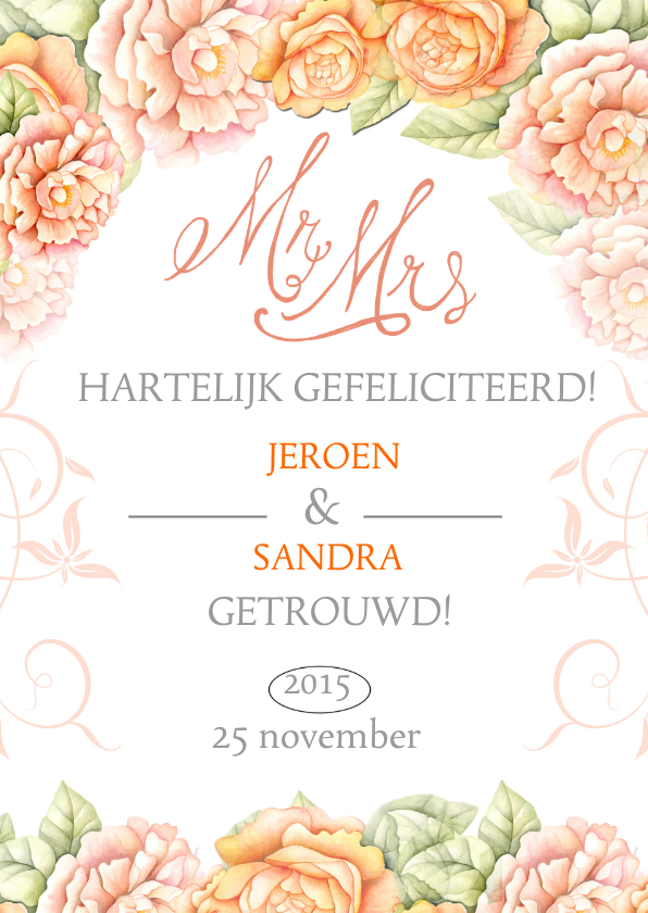 felicitatie huwelijk rozen - Felicitatiekaarten Felicitatiekaarten - felicitatie huwelijk rozen