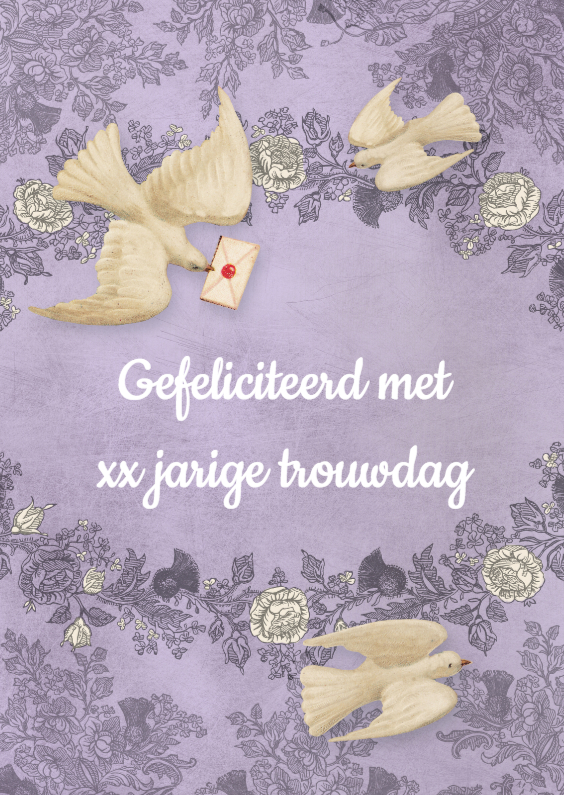 Felicitatie huwelijks jubileum - Felicitatiekaarten Felicitatiekaarten - Felicitatie huwelijks jubileum
