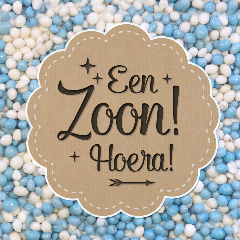 Felicitatie Jongen muisjes Kraft - Felicitatiekaarten Felicitatiekaarten - Felicitatie Jongen muisjes Kraft