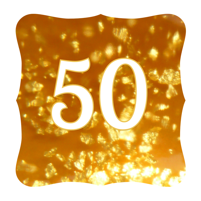 Felicitatie kaart jubileum gouden 50 - Felicitatiekaarten Felicitatiekaarten - Felicitatie kaart jubileum gouden 50