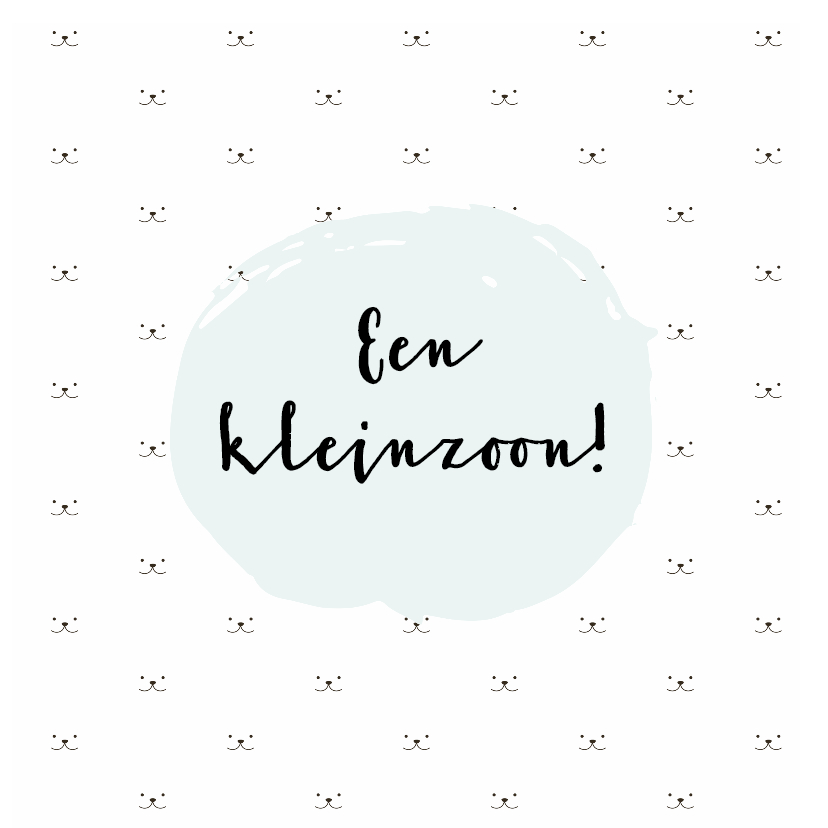 Felicitatie (klein)kind "Beer" aanpasbare kleur - WW - Felicitatiekaarten Felicitatiekaarten - Felicitatie (klein)kind "Beer" aanpasbare kleur - WW
